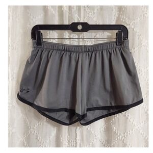 Under Armour Gray Fly By Running Shorts Womens Small